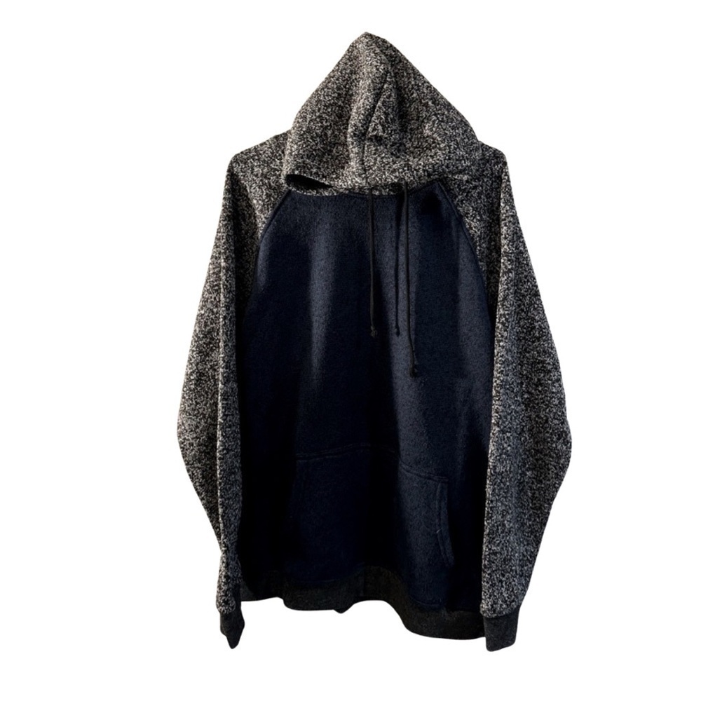 Brooklyn Cloth Men’s Blue & Black Fleece Pullover - Size XL